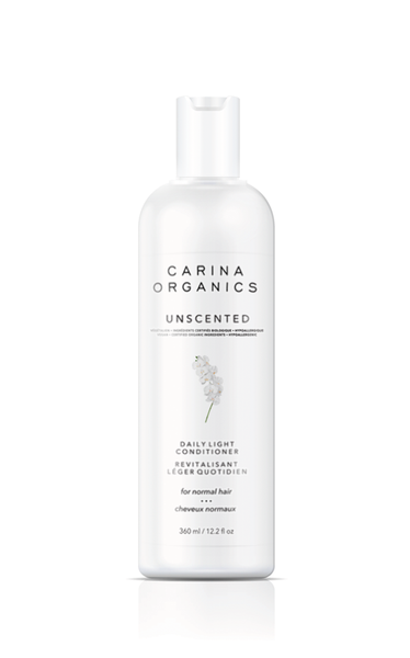 Carina Organics Daily Light Conditioner - Unscented (360ml) - Lifestyle Markets
